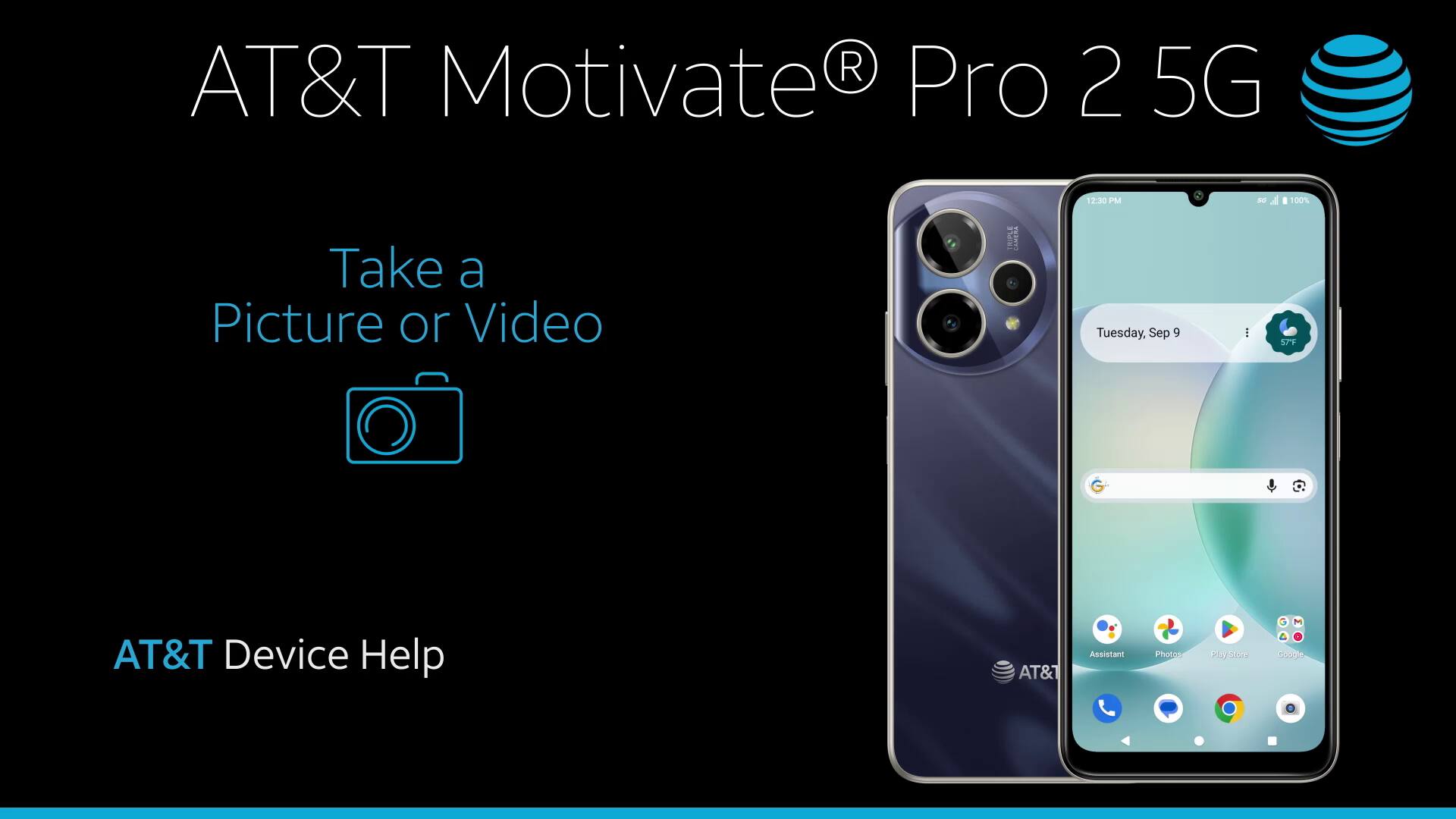 Toma una foto o un video