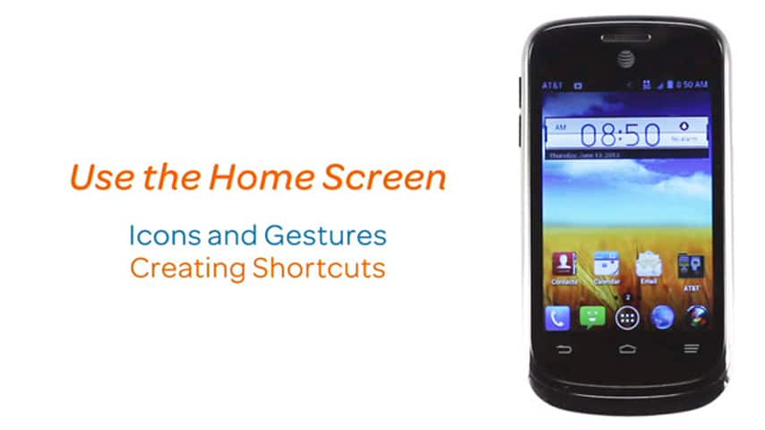 Uso de la pantalla de inicio