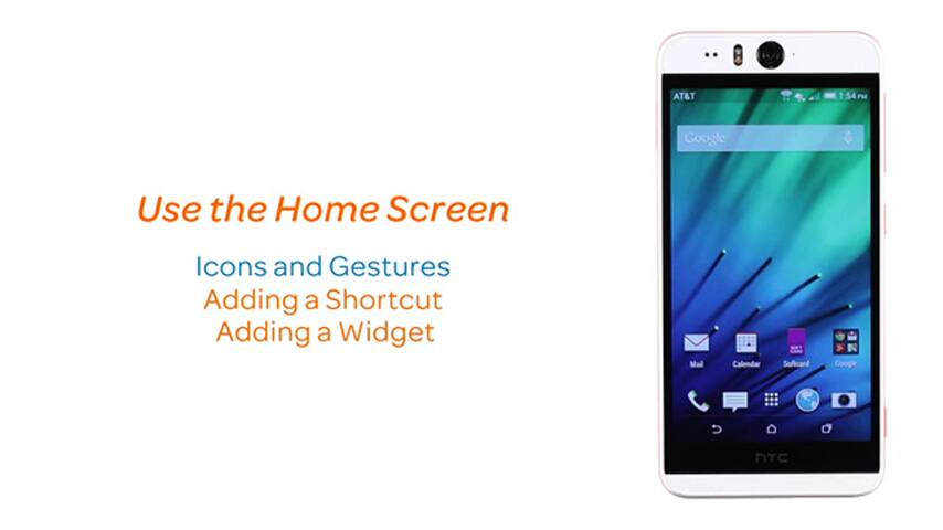 Usar la pantalla de inicio