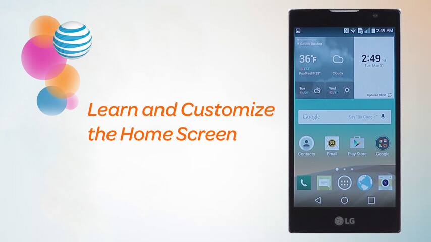 Conocer y personalizar la pantalla de inicio