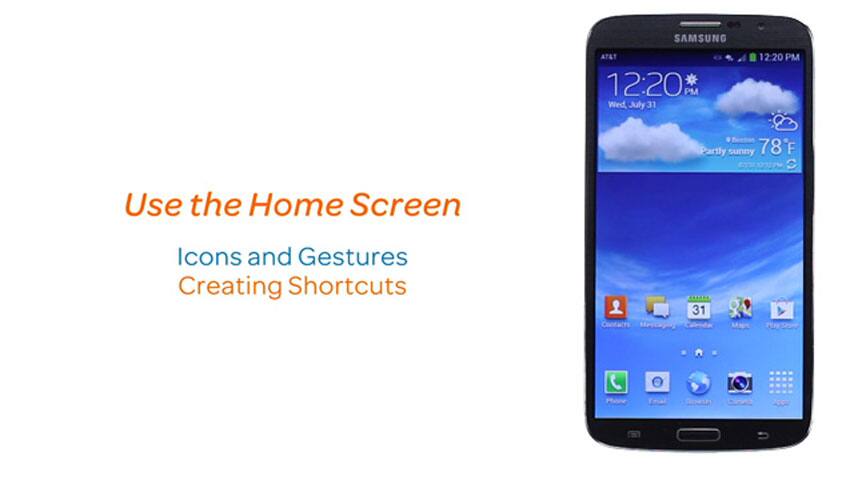 Uso de la pantalla de inicio