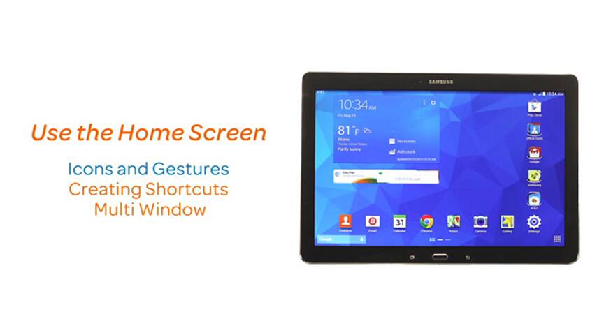 Uso de la pantalla de inicio