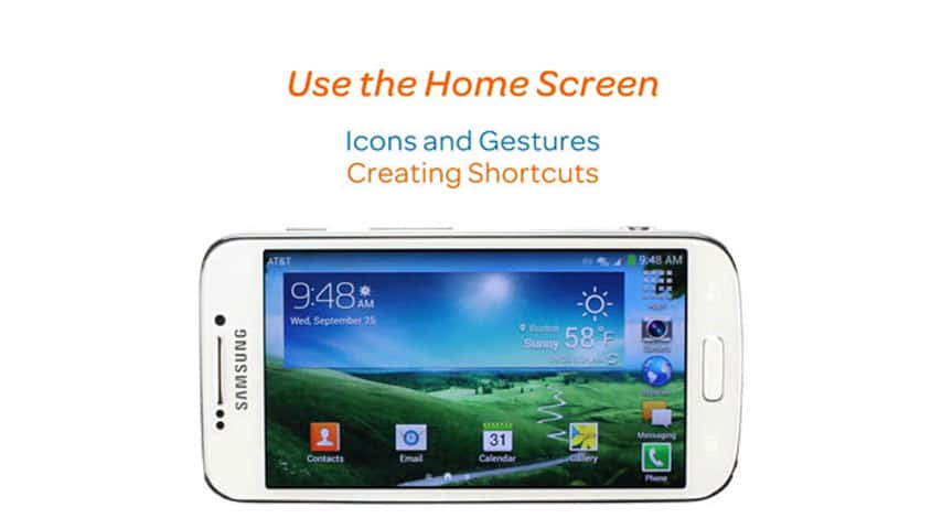 Usar la pantalla de inicio