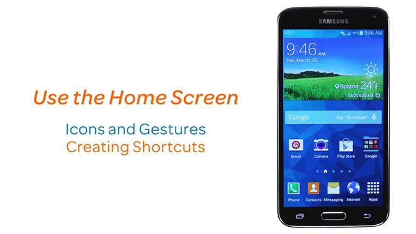 Uso de la pantalla de inicio