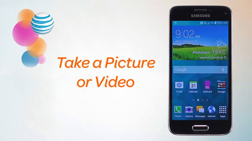 Toma una foto o un video