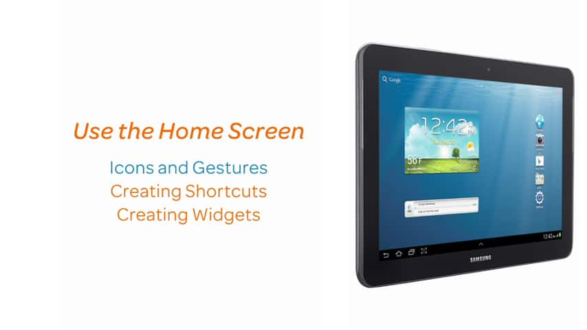 Uso de la pantalla de inicio