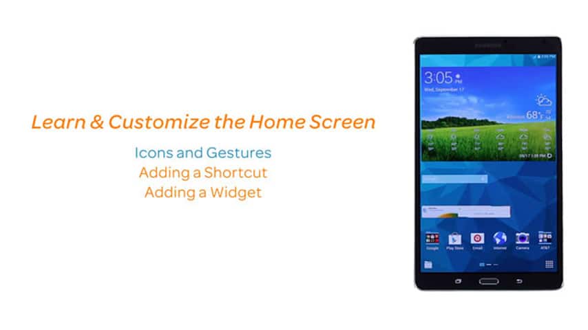 Uso de la pantalla de inicio