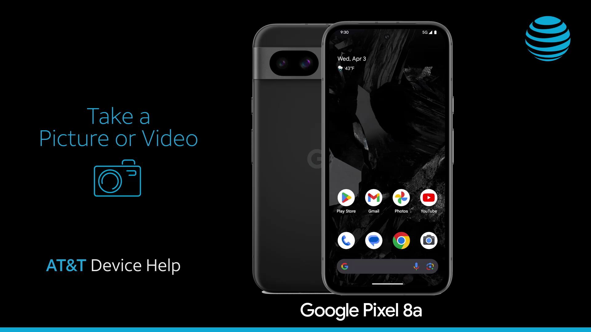 Toma una foto o un video