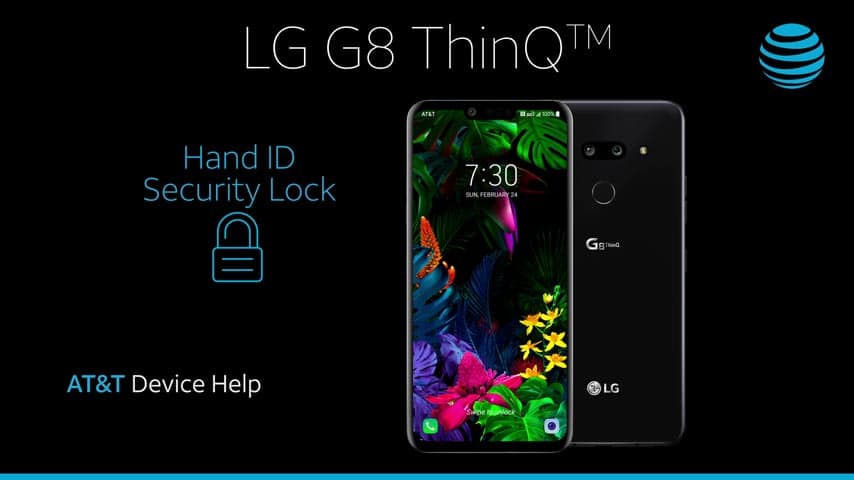 Bloqueo de seguridad con identificación de la palma de la mano