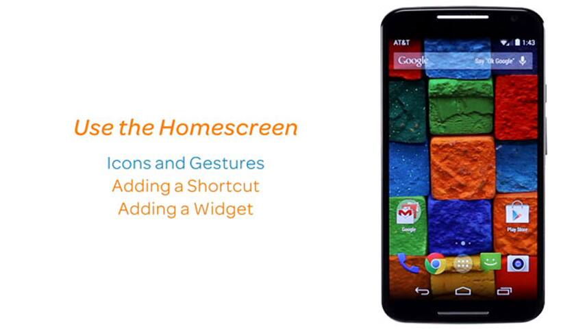 Uso de la pantalla de inicio