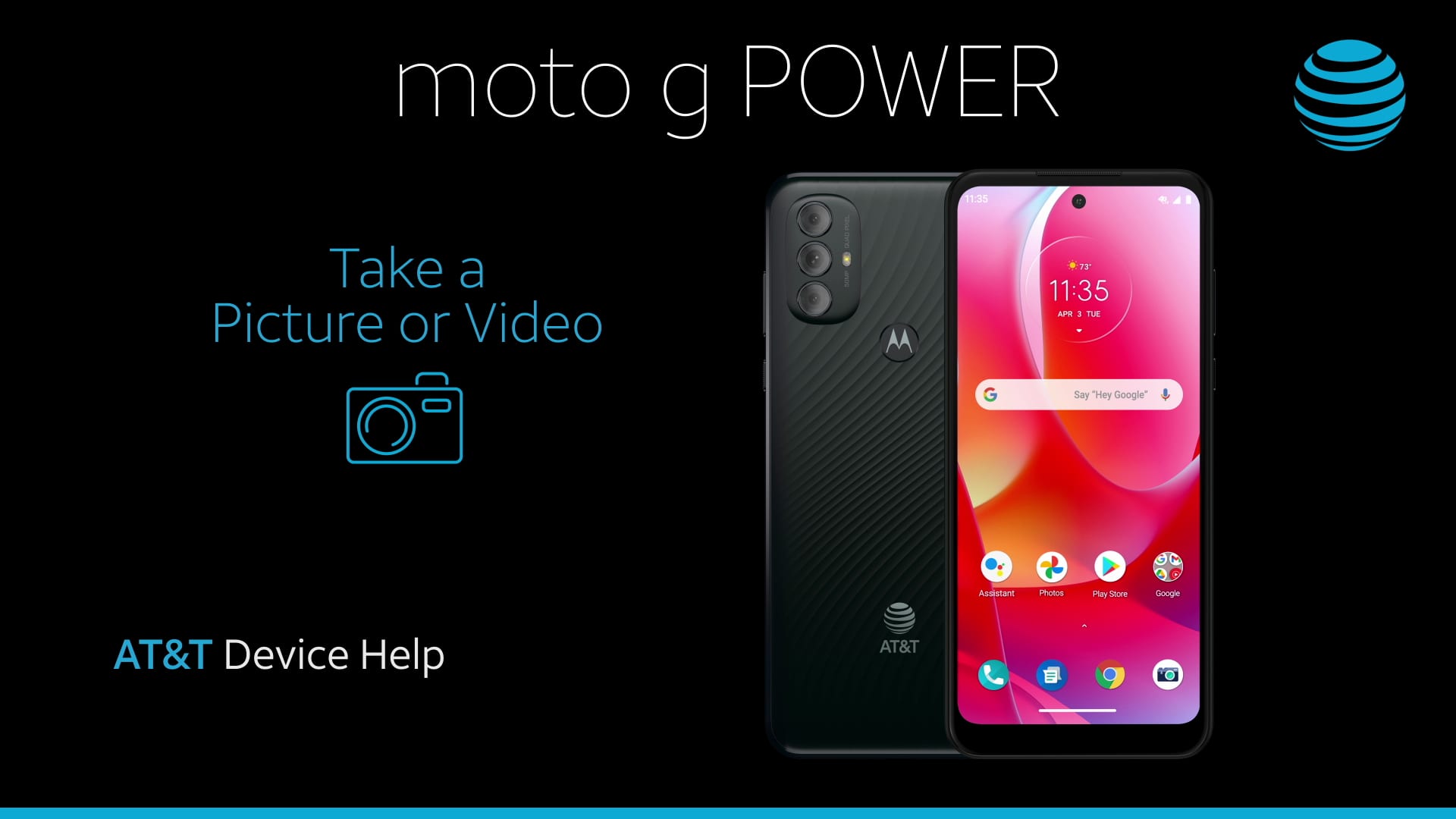 Toma fotografía o graba videos