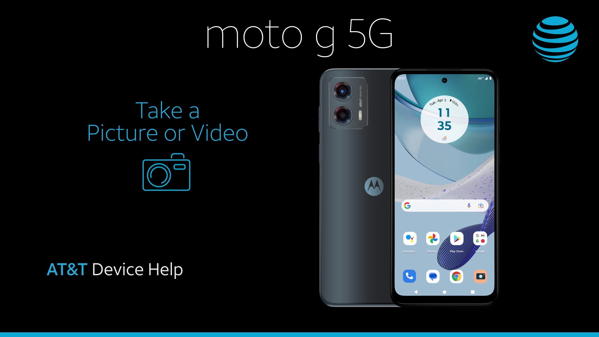 Toma una foto o un video