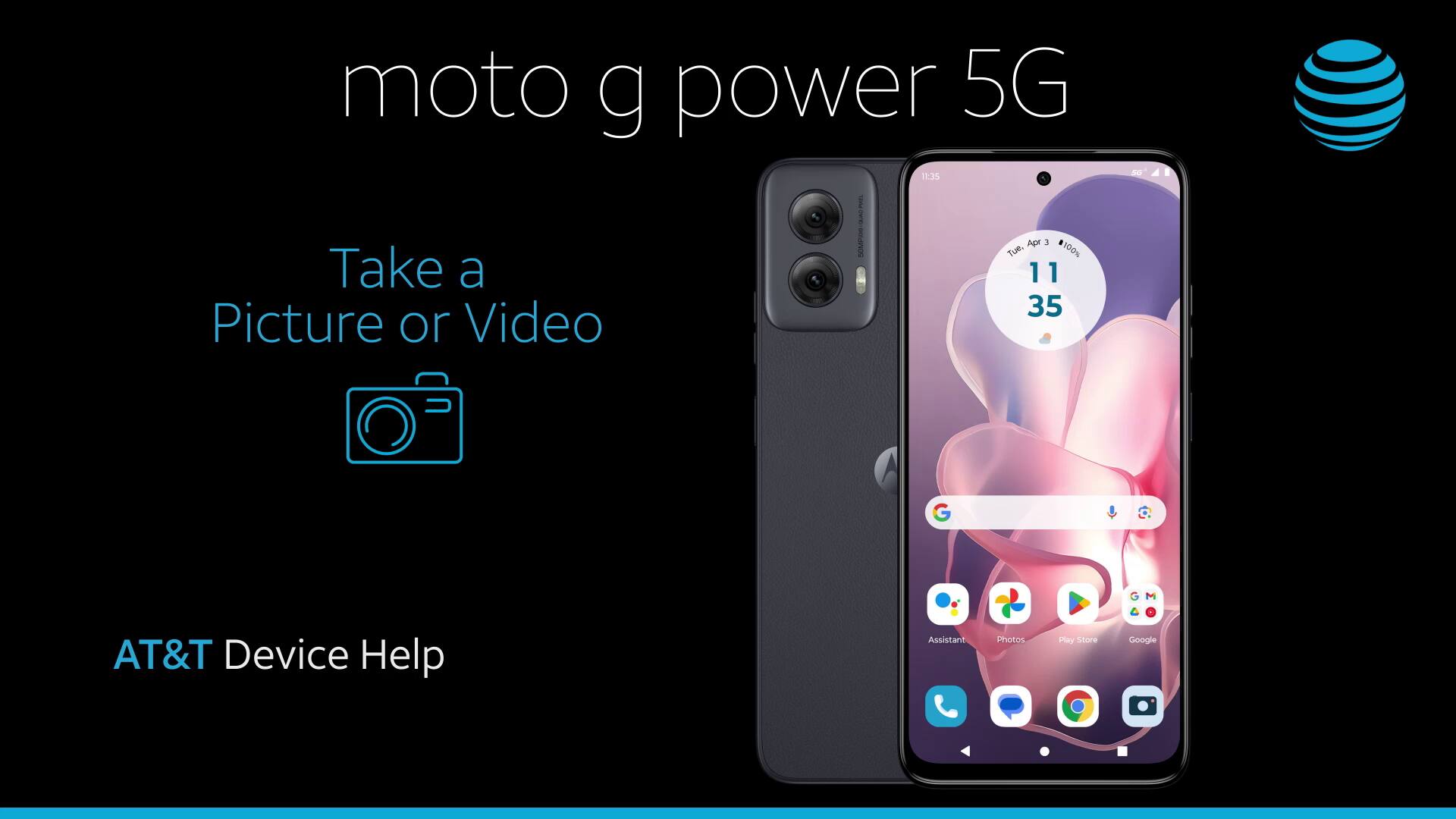 Toma una foto o un video