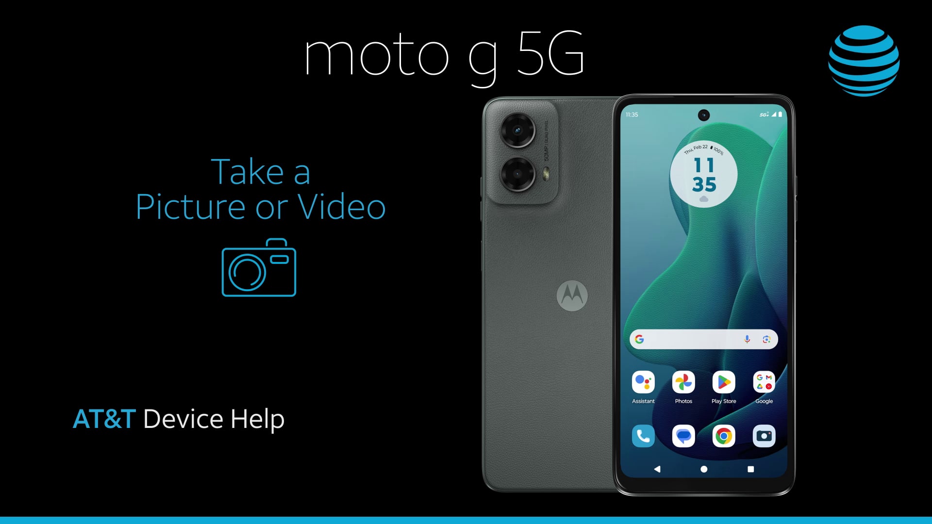 Toma una foto o un video