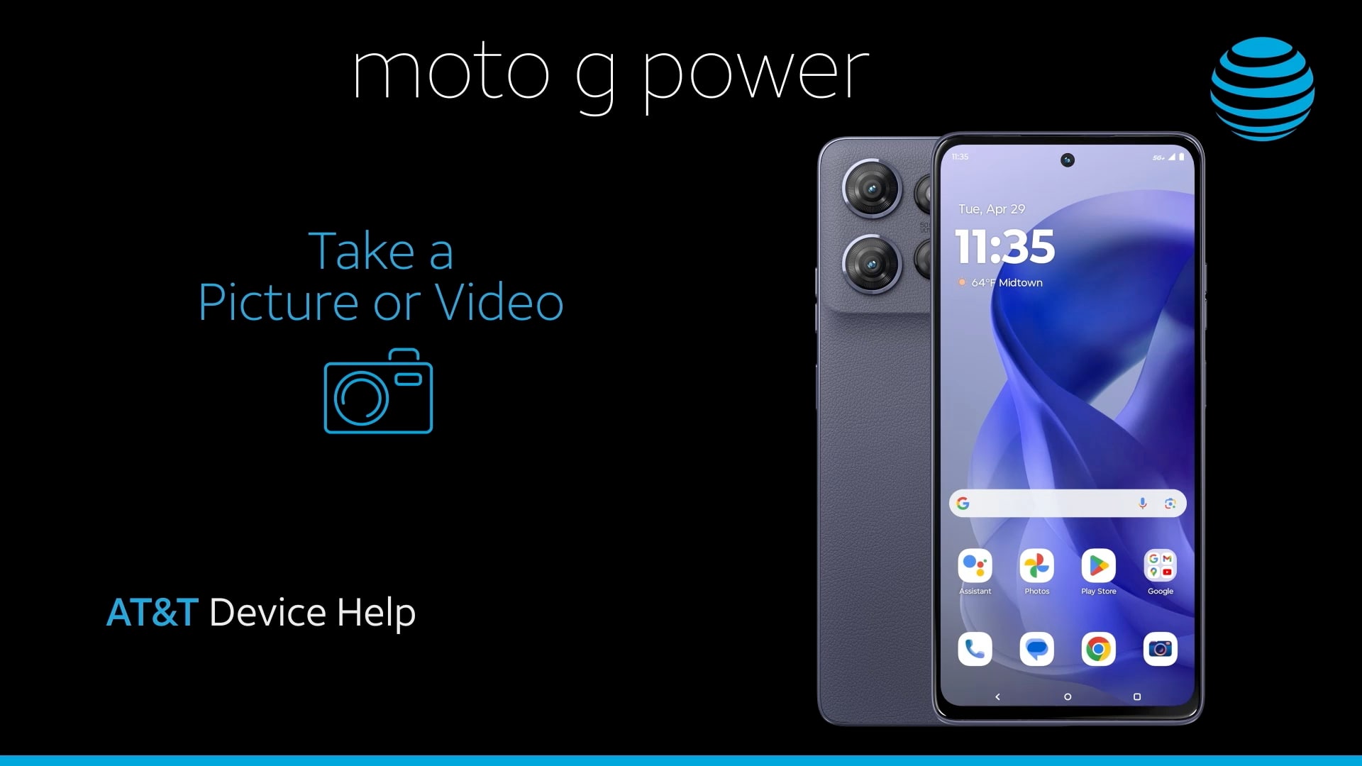 Toma una foto o un video