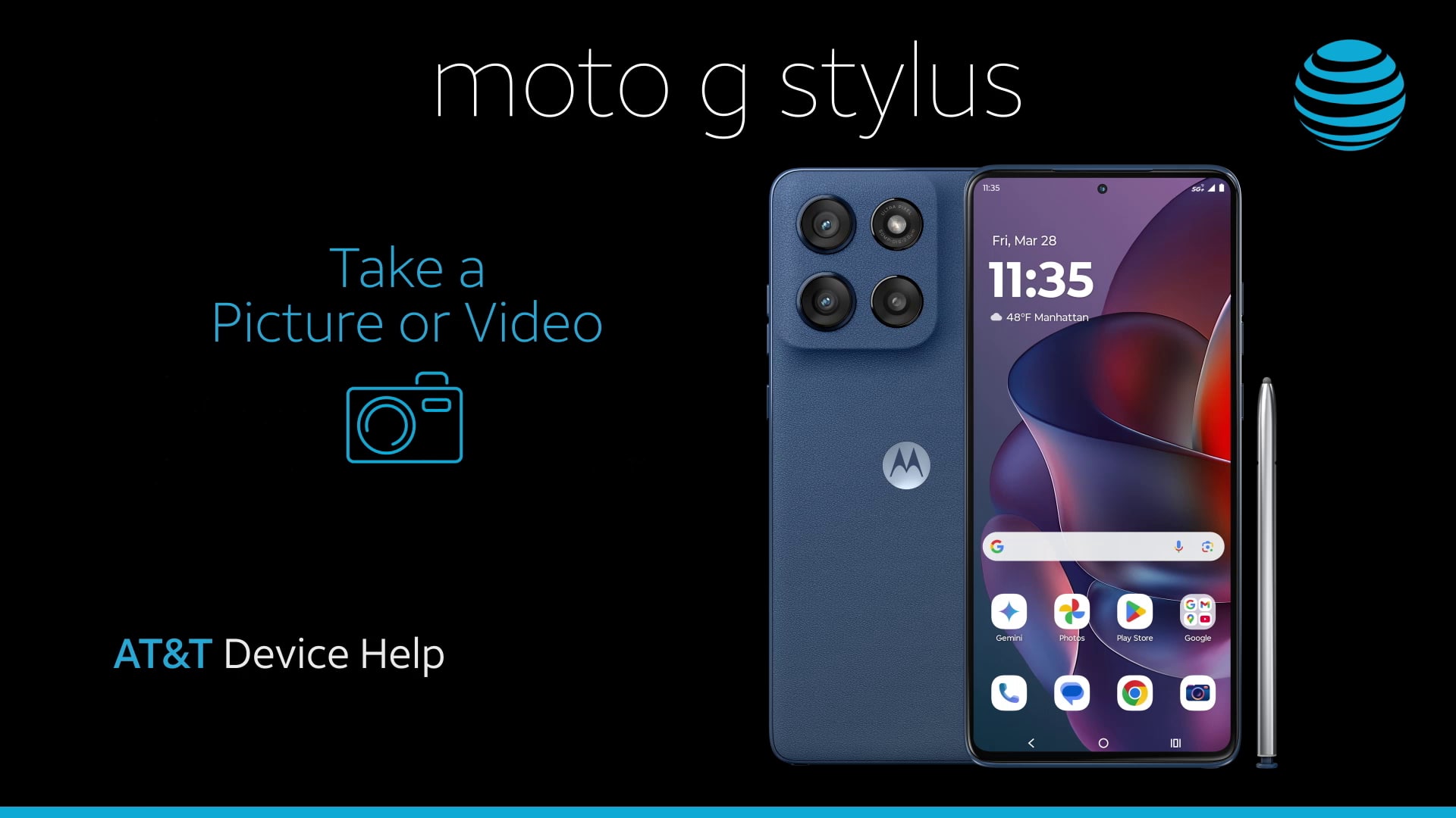 Toma una foto o un video