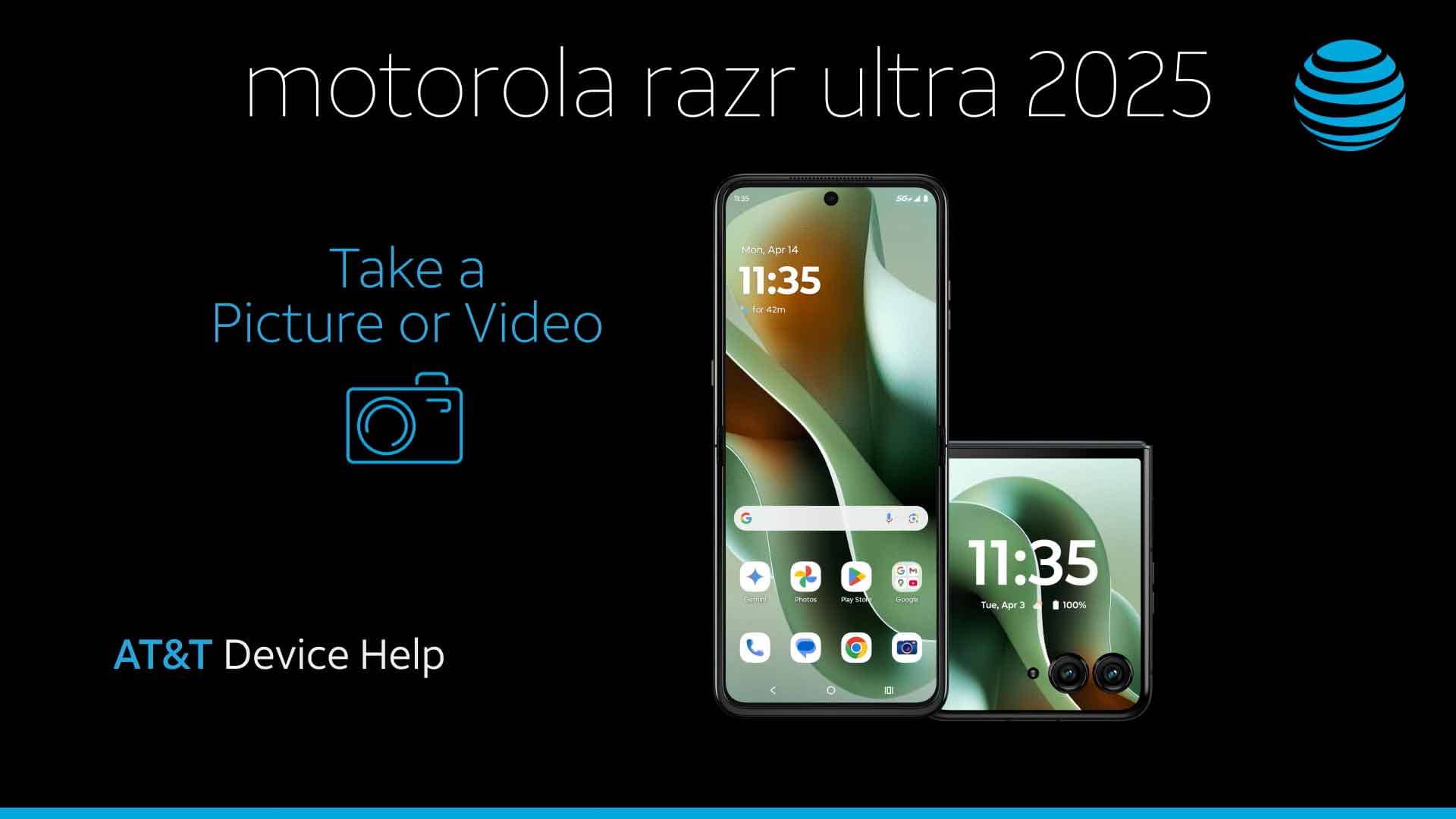 Toma una foto o un video