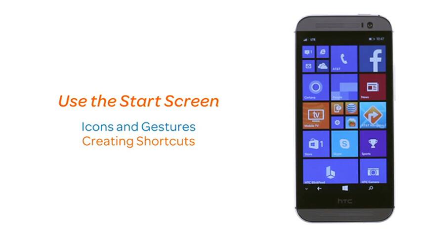 Uso de la pantalla de inicio