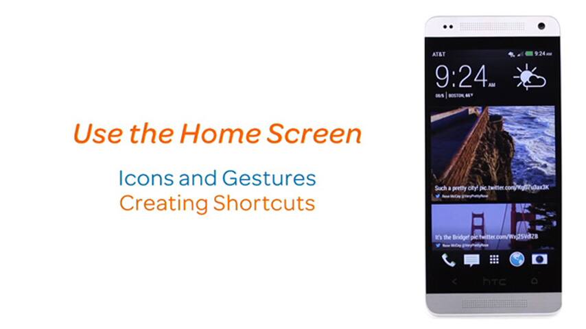 Uso de la pantalla de inicio