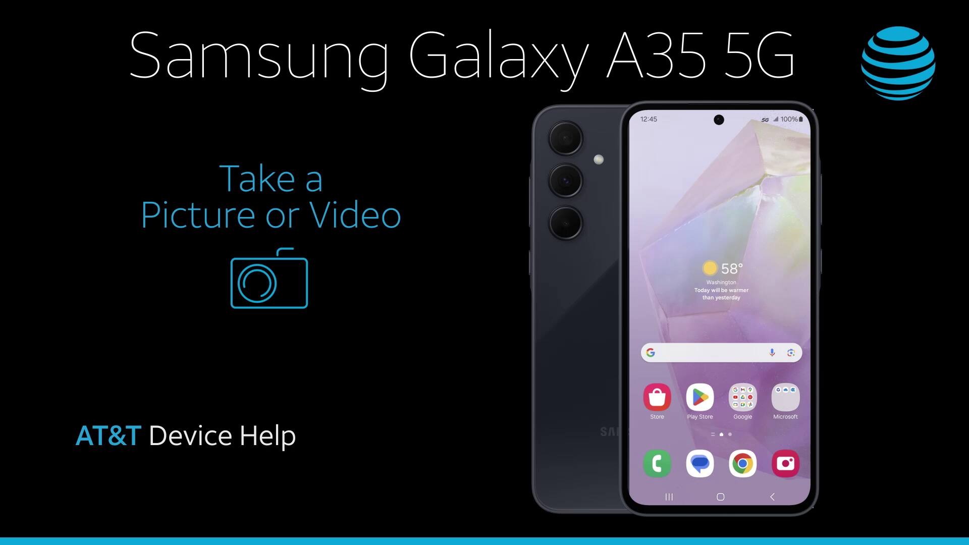 Toma una foto o un video