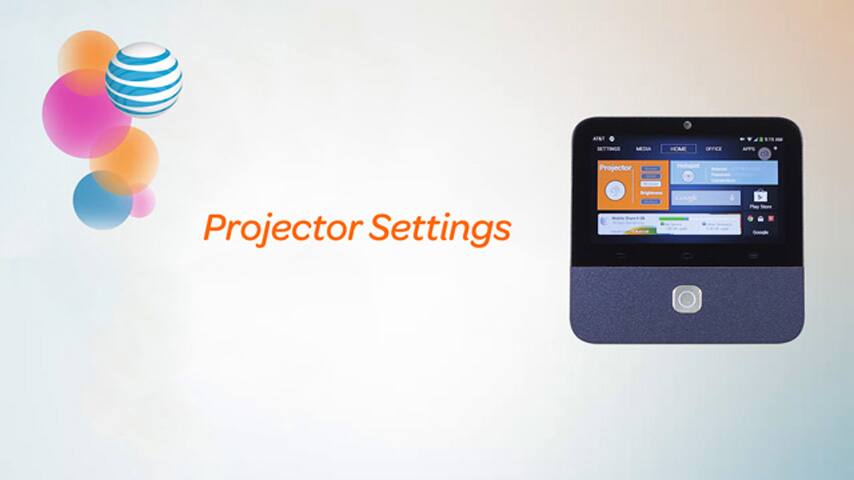 Configuraciones del proyector