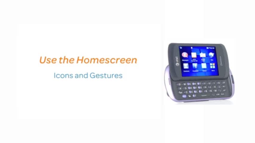 Interactuar con la pantalla de inicio