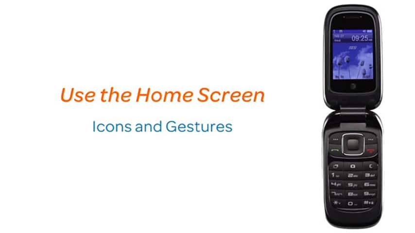 Usar la pantalla de inicio