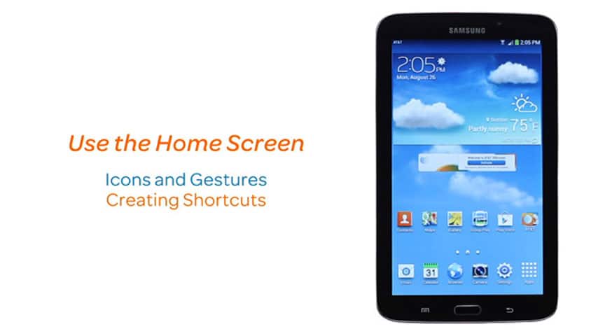 Uso de la pantalla de inicio