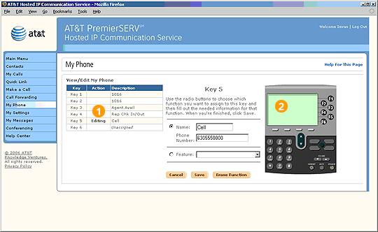 Screen capture - My Phone - Edit Key