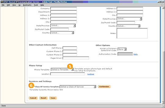 Screen capture - Employees - Add New Employee