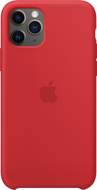 Apple Iphone 11 Pro Silicone Case Product Red Red From At T
