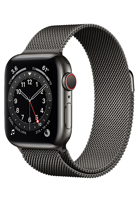 Apple Watch Series 6 40mm 32 GB in Silver Aluminum - White Sport