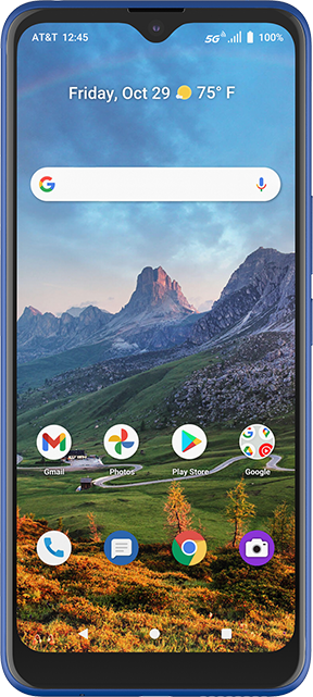 AT&T RADIANT Max 5G - AT&T PREPAID - Electric Blue