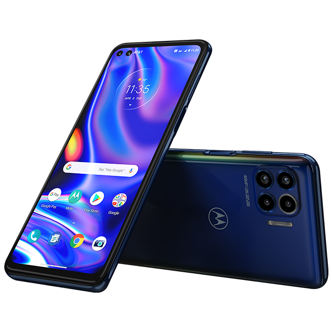 Motorola One 5g In Oxford Blue At T