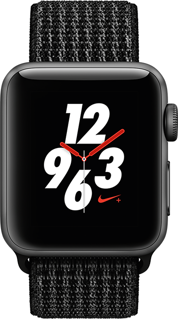 Apple Watch Series 3 Nike+ - 42mm Aluminio gris espacial - Correa negra  from AT\u0026T