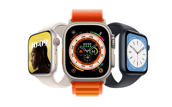 picture of Apple Watch 8, SE and Ultra