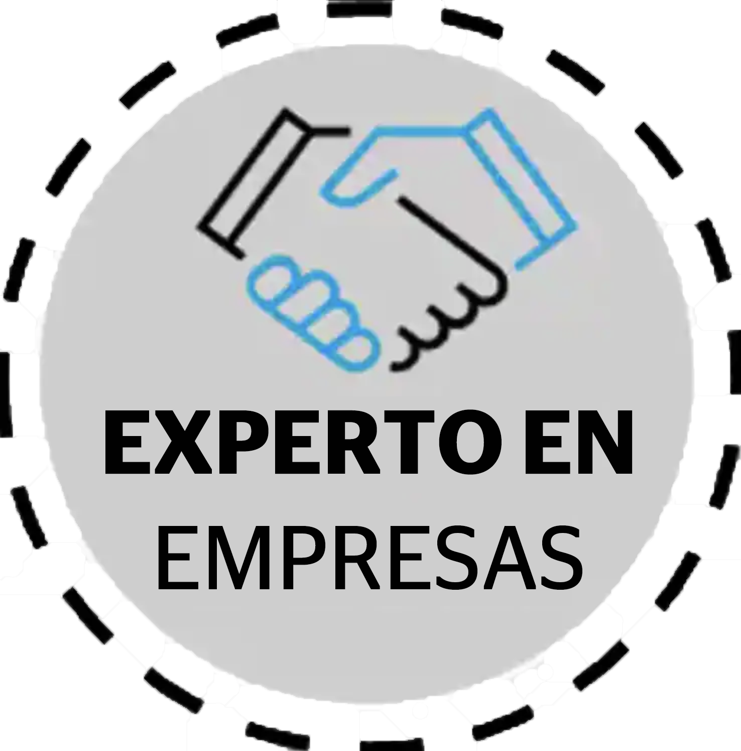 Ícono del apretón de manos para expertos en empresas