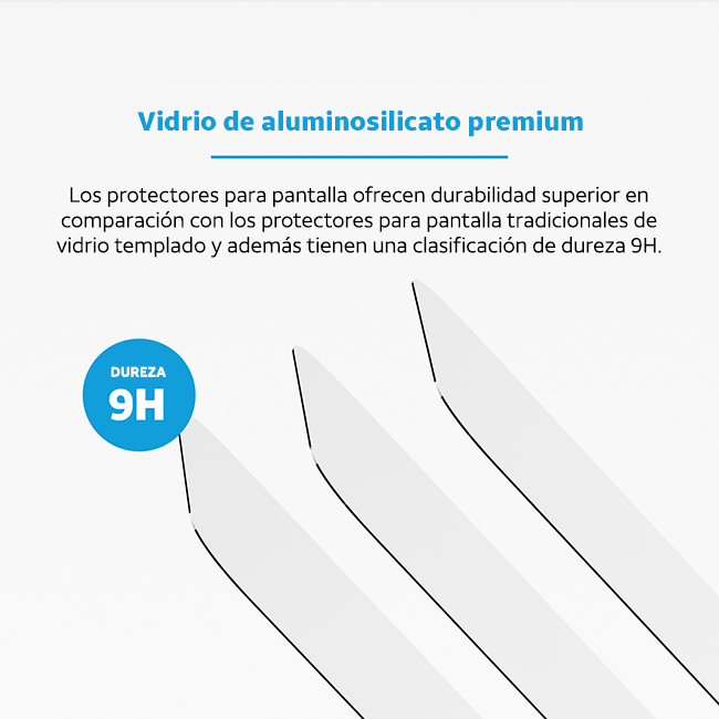Protectores para pantalla de vidrio templado AT&T Essentials, paquete de 3 - iPhone 14 Pro