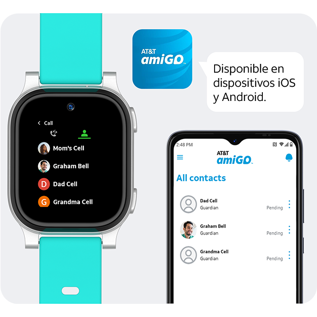 Funcionalidad clave 1 de AT&T amiGO Jr. Watch
