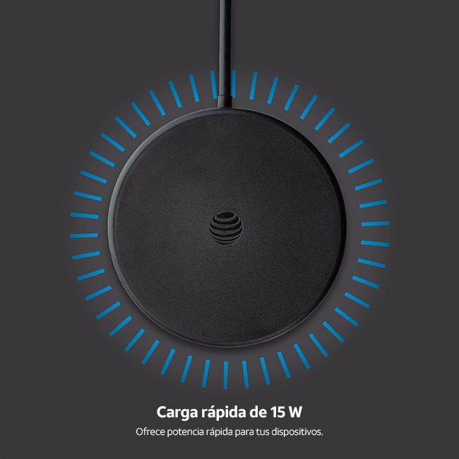 Almohadilla de carga inalámbrica magnética + soporte con aro AT&T Essentials