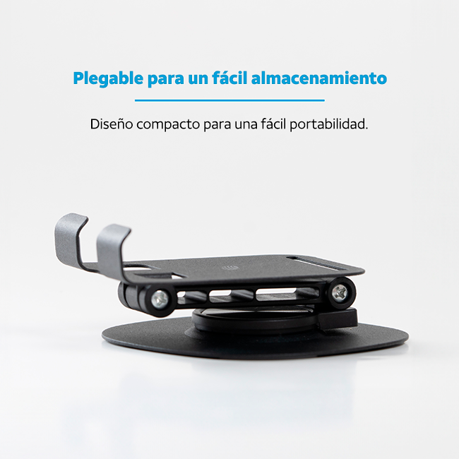 Soporte de escritorio plegable y giratorio AT&T Essentials - Negro (consulta de producto 3)