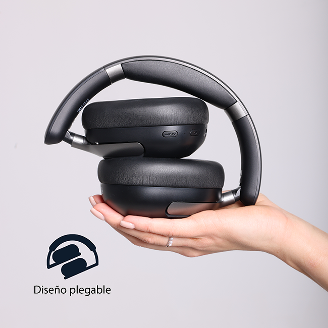 Audífonos inalámbricos AT&T Essentials para usar sobre las orejas, negro (consulta de producto 4)