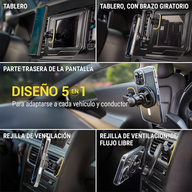 Soporte Scosche Magic Mount Select 5 en 1, negro (consulta de producto 3)