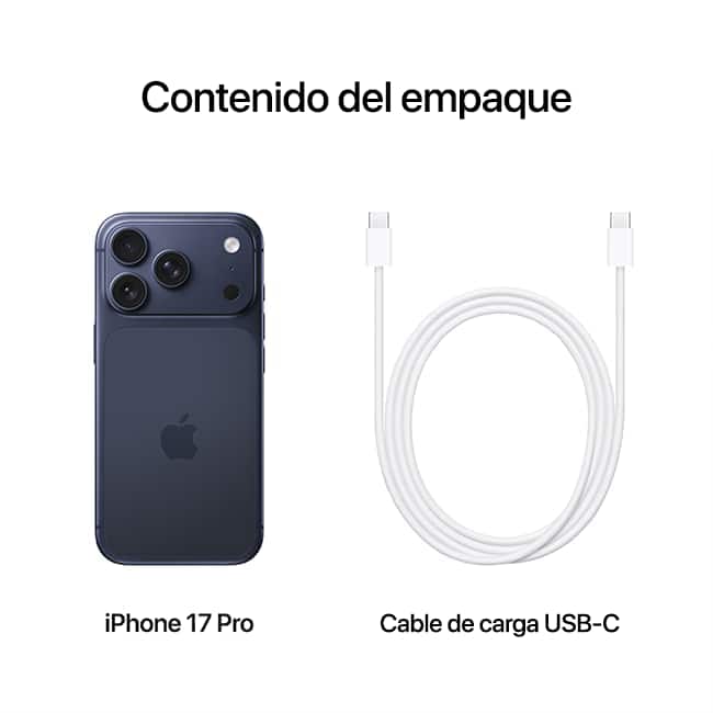 Apple iPhone 17 Pro, azul profundo (consulta de producto 8)
