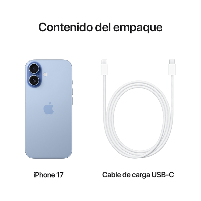 Apple iPhone 17, azul neblina (consulta de producto 8)