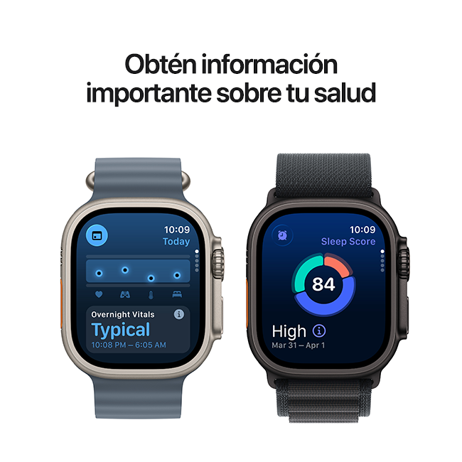 Apple Watch Ultra 3 de 49 mm, titanio negro con correa Trail carbón negro, M-L (consulta de producto 8)