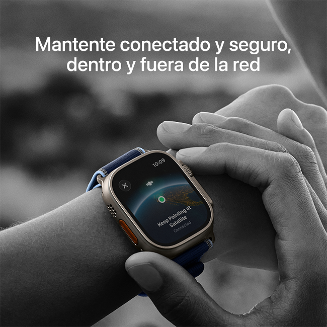 Apple Watch Ultra 3 de 49 mm, titanio negro con correa Alpine negro, Medium (consulta de producto 4)