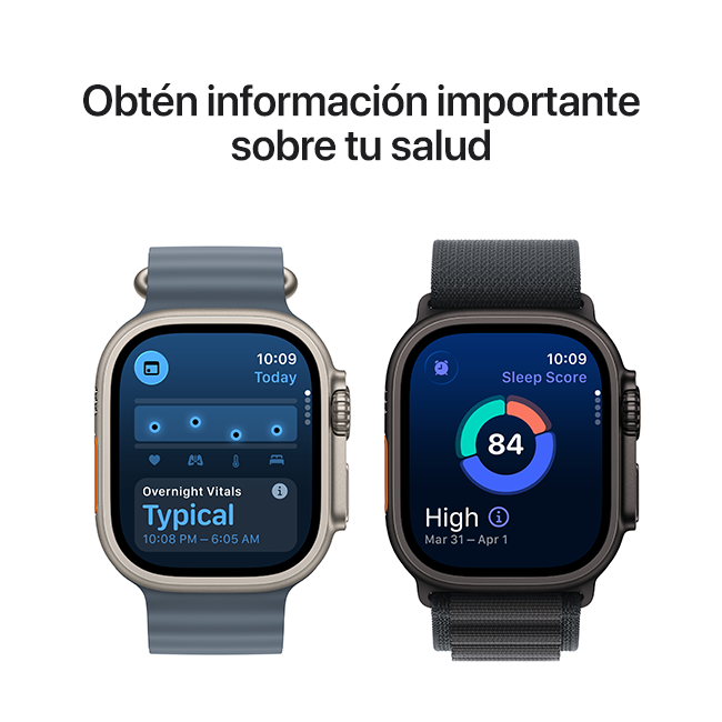 Apple Watch Ultra 3 de 49 mm, titanio negro con correa Alpine negro, Medium (consulta de producto 8)