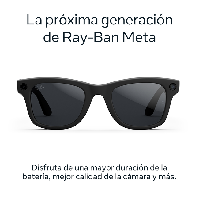 Ray-Ban Meta Wayfarer (Gen 2) con lentes Transitions, negro mate/gris grafito (consulta de producto 2)