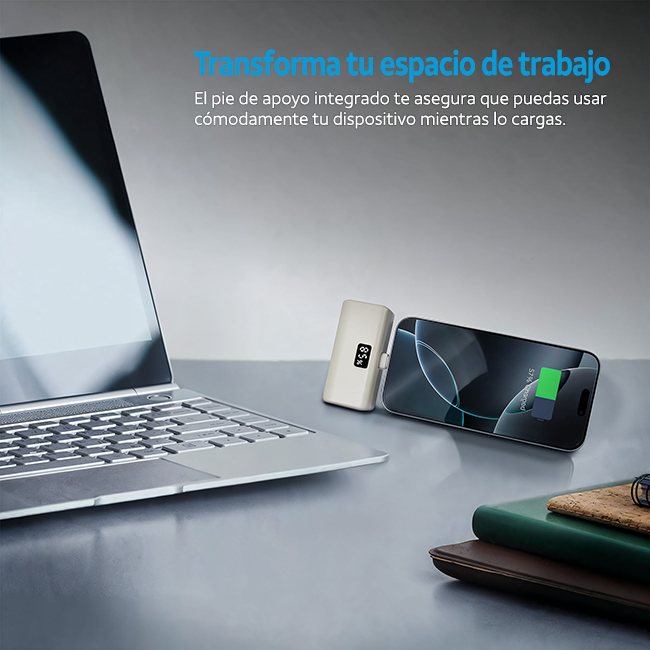 Batería tipo C AT&T Essentials 5K con soporte